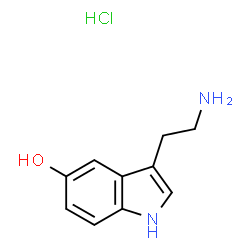 ChemSpider 2D Image | Serotonin hydrochloride | C10H13ClN2O