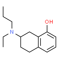 ChemSpider 2D Image | 7-[Ethyl(propyl)amino]-5,6,7,8-tetrahydro-1-naphthalenol | C15H23NO