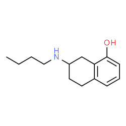ChemSpider 2D Image | 7-(Butylamino)-5,6,7,8-tetrahydro-1-naphthalenol | C14H21NO