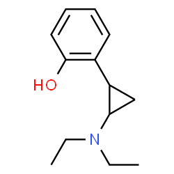 ChemSpider 2D Image | 2-[2-(Diethylamino)cyclopropyl]phenol | C13H19NO