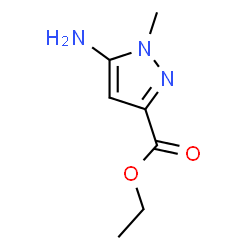 ChemSpider 2D Image | Ethyl 5-amino-1-methyl-1H-pyrazole-3-carboxylate | C7H11N3O2