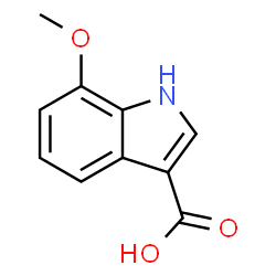 ChemSpider 2D Image | 7-Methoxy-1H-indole-3-carboxylic acid | C10H9NO3