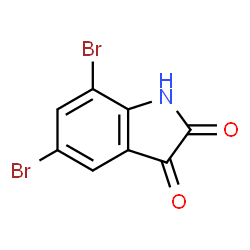 ChemSpider 2D Image | 5,7-dibromoisatin | C8H3Br2NO2