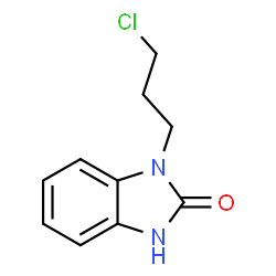 ChemSpider 2D Image | 1-(3-Chloropropyl)-2-benzimidazolidinone | C10H11ClN2O