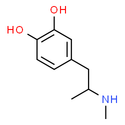 ChemSpider 2D Image | 3,4-Dihydroxymethamphetamine | C10H15NO2