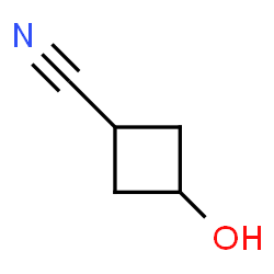 ChemSpider 2D Image | 3-Hydroxycyclobutanecarbonitrile | C5H7NO
