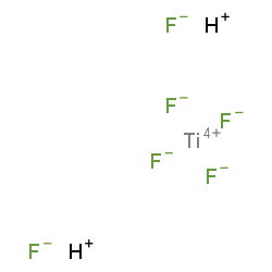 ChemSpider 2D Image | Titanium(4+) hydrogen fluoride (1:2:6) | H2F6Ti