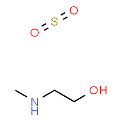 ChemSpider 2D Image | 2-(Methylamino)ethanol - oxosulfane oxide (1:1) | C3H9NO3S