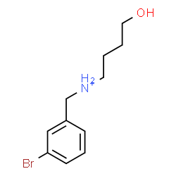 ChemSpider 2D Image | N-(3-Bromobenzyl)-4-hydroxy-1-butanaminium | C11H17BrNO