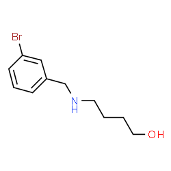 ChemSpider 2D Image | 4-[(3-Bromobenzyl)amino]-1-butanol | C11H16BrNO