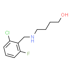 ChemSpider 2D Image | 4-[(2-Chloro-6-fluorobenzyl)amino]-1-butanol | C11H15ClFNO