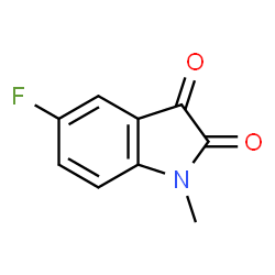 ChemSpider 2D Image | 5-fluoro-1-methylindole-2,3-dione | C9H6FNO2