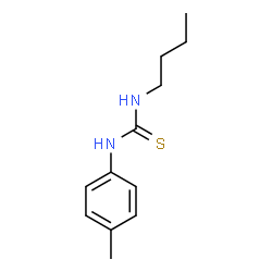 ChemSpider 2D Image | 1-Butyl-3-(4-methylphenyl)thiourea | C12H18N2S