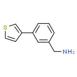 ChemSpider 2D Image | (3-thien-3-ylphenyl)methylamine | C11H11NS