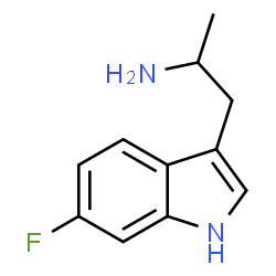 ChemSpider 2D Image | 6-Fluoro-AMT | C11H13FN2