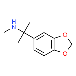 ChemSpider 2D Image | 2-(1,3-Benzodioxol-5-yl)-N-methyl-2-propanamine | C11H15NO2