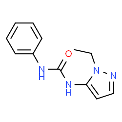 ChemSpider 2D Image | 1-(1-Ethyl-1H-pyrazol-5-yl)-3-phenylurea | C12H14N4O