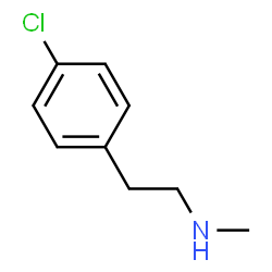 ChemSpider 2D Image | 2-(4-Chlorophenyl)-N-methylethanamine | C9H12ClN