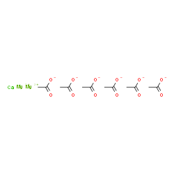 ChemSpider 2D Image | Calcium magnesium acetate (1:2:6) | C12H18CaMg2O12