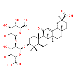 ChemSpider 2D Image | Glycyrrhizin | C42H62O16