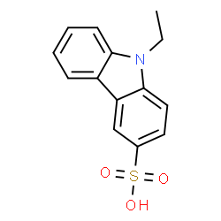 ChemSpider 2D Image | 9-Ethyl-9H-carbazole-3-sulfonic acid | C14H13NO3S