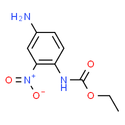 ChemSpider 2D Image | Ethyl (4-amino-2-nitrophenyl)carbamate | C9H11N3O4