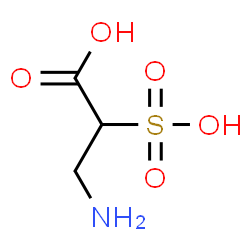ChemSpider 2D Image | 3-Amino-2-sulfopropanoic acid | C3H7NO5S