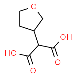 ChemSpider 2D Image | 2-(oxolan-3-yl)propanedioic acid | C7H10O5