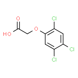 ChemSpider 2D Image | 2,4,5-Trichlorophenoxyacetic acid | C8H5Cl3O3