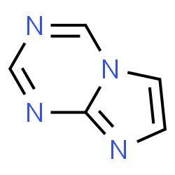 ChemSpider 2D Image | Imidazo[1,2-a][1,3,5]triazine | C5H4N4