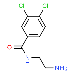 ChemSpider 2D Image | N-(2-Aminoethyl)-3,4-dichlorobenzamide | C9H10Cl2N2O