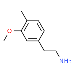 ChemSpider 2D Image | 2-(3-Methoxy-4-methylphenyl)ethanamine | C10H15NO