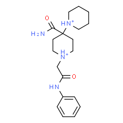 ChemSpider 2D Image | 1'-(2-Anilino-2-oxoethyl)-4'-carbamoyl-1,4'-bipiperidinium | C19H30N4O2