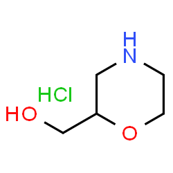 ChemSpider 2D Image | 2-(Hydroxymethyl)morpholine Hydrochloride | C5H12ClNO2