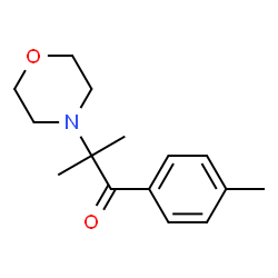 ChemSpider 2D Image | 2-Methyl-1-(4-methylphenyl)-2-(4-morpholinyl)-1-propanone | C15H21NO2