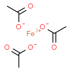 ChemSpider 2D Image | iron acetate | C6H9FeO6