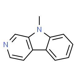 ChemSpider 2D Image | 9-methyl-beta-carboline | C12H10N2
