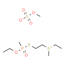 ChemSpider 2D Image | 4,8-Dimethyl-3-oxa-5-thia-8-thionia-4-phosphadecane 4-oxide methyl sulfate | C9H23O6PS3