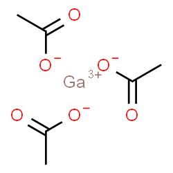 ChemSpider 2D Image | Gallium acetate | C6H9GaO6