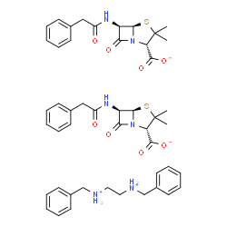 ChemSpider 2D Image | benzathine benzylpenicillin | C48H56N6O8S2