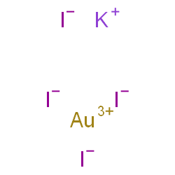 ChemSpider 2D Image | Gold(3+) potassium iodide (1:1:4) | AuI4K