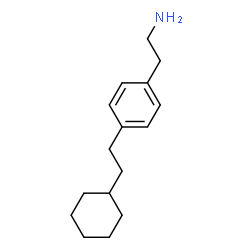 ChemSpider 2D Image | 4-(2-Cyclohexylethyl)benzeneethanamine | C16H25N