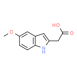 ChemSpider 2D Image | (5-Methoxy-1H-indol-2-yl)acetic acid | C11H11NO3