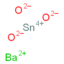 ChemSpider 2D Image | stannic; barium(+2) cation; oxygen(-2) anion | BaO3Sn