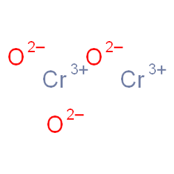 ChemSpider 2D Image | dichromic;oxygen(2-) | Cr2O3