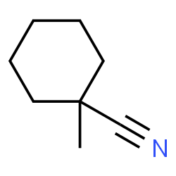 ChemSpider 2D Image | 1-Methylcyclohexanecarbonitrile | C8H13N