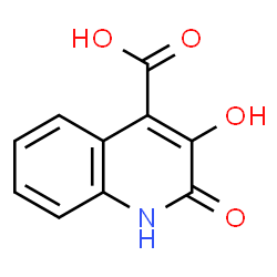 ChemSpider 2D Image | 2,3-dihydroxyquinoline-4-carboxylic acid | C10H7NO4