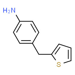 ChemSpider 2D Image | 4-(2-Thienylmethyl)aniline | C11H11NS
