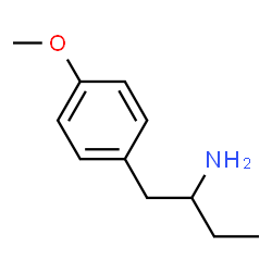 ChemSpider 2D Image | 1-(4-Methoxyphenyl)-2-butanamine | C11H17NO