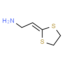 ChemSpider 2D Image | 2-(1,3-Dithiolan-2-ylidene)ethanamine | C5H9NS2